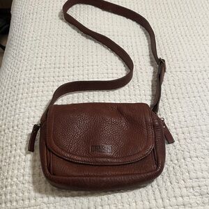 Duluth Trading Co Rich Brown Leather Bag Unisex